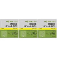 Korum Banded Barbless Hair Rigs